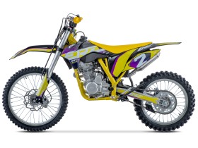 Motocross CRZ ERZ - 250cc ELITE 4T - 18"/21" - Jaune