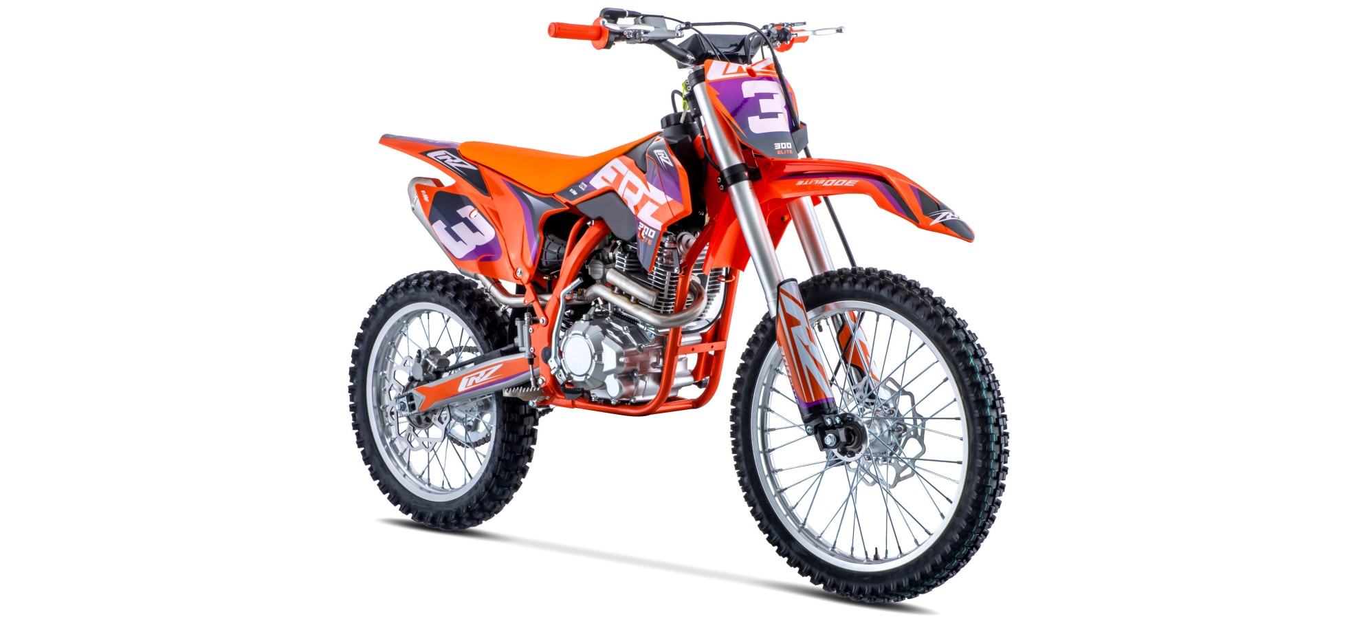Motocross CRZ ERZ - 300cc ELITE 4T - 18"/21" - Orange