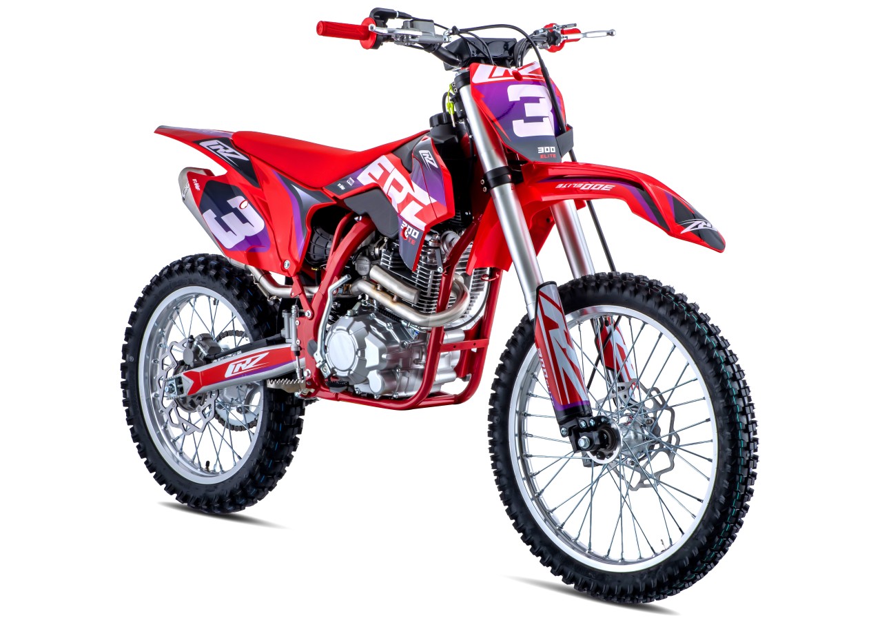Motocross CRZ ERZ - 300cc ELITE 4T - 18"/21" - Rouge