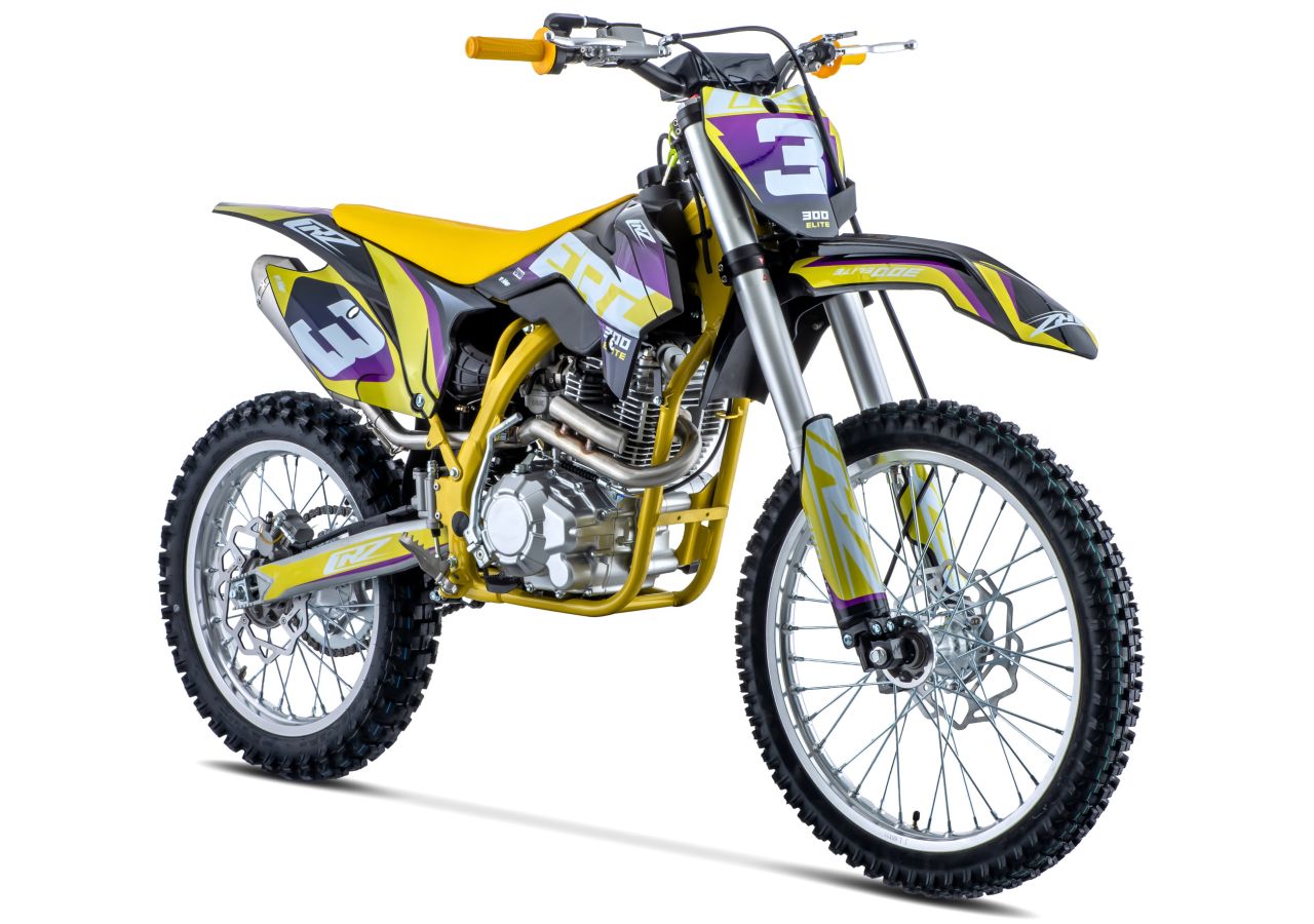Motocross CRZ ERZ - 300cc ELITE 4T - 18"/21" - Jaune