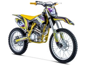 Motocross CRZ ERZ - 300cc ELITE 4T - 18"/21" - Jaune