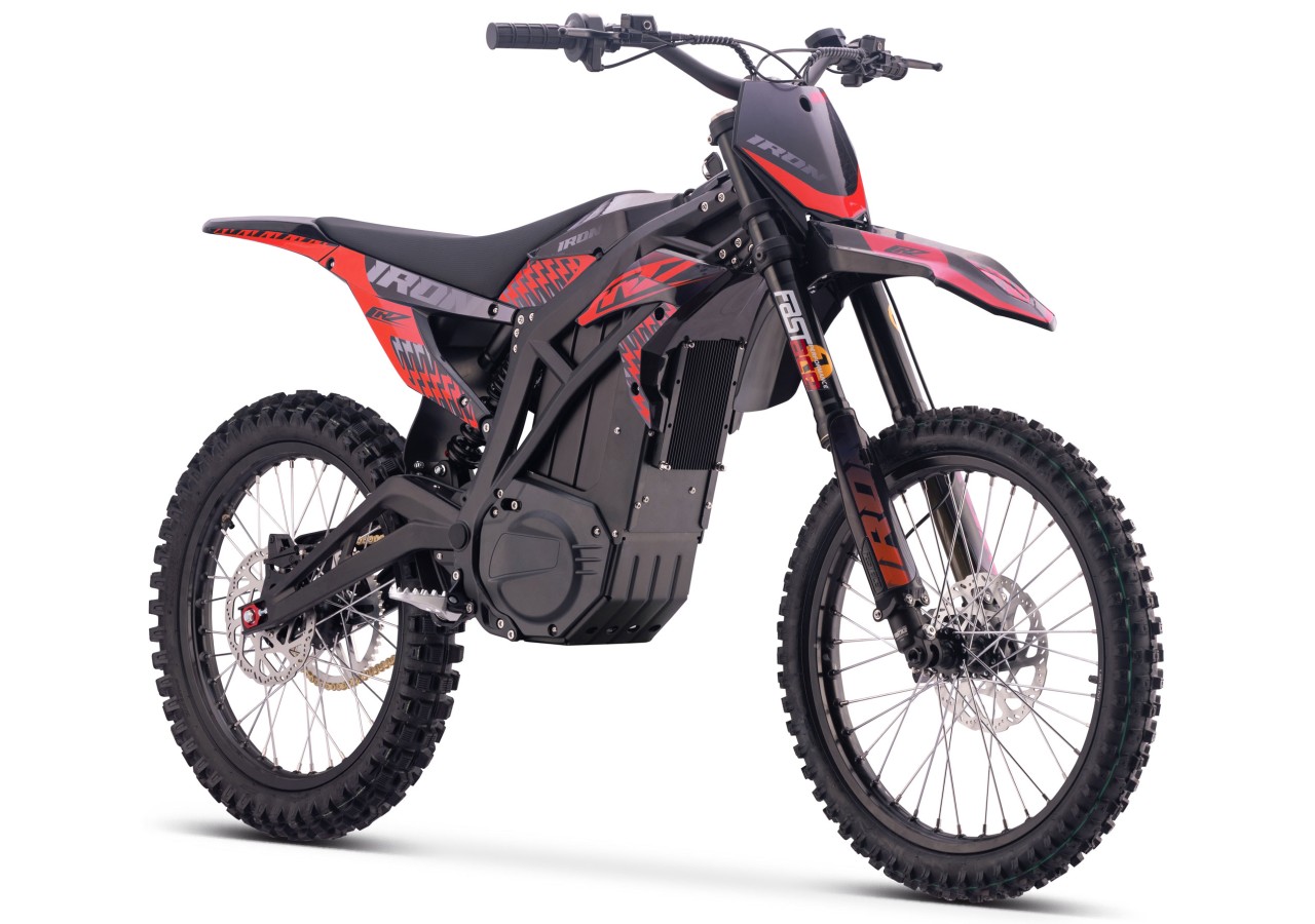 Motocross électrique CRZ - IRON Elite - 7000W 60V40Ah - Rouge