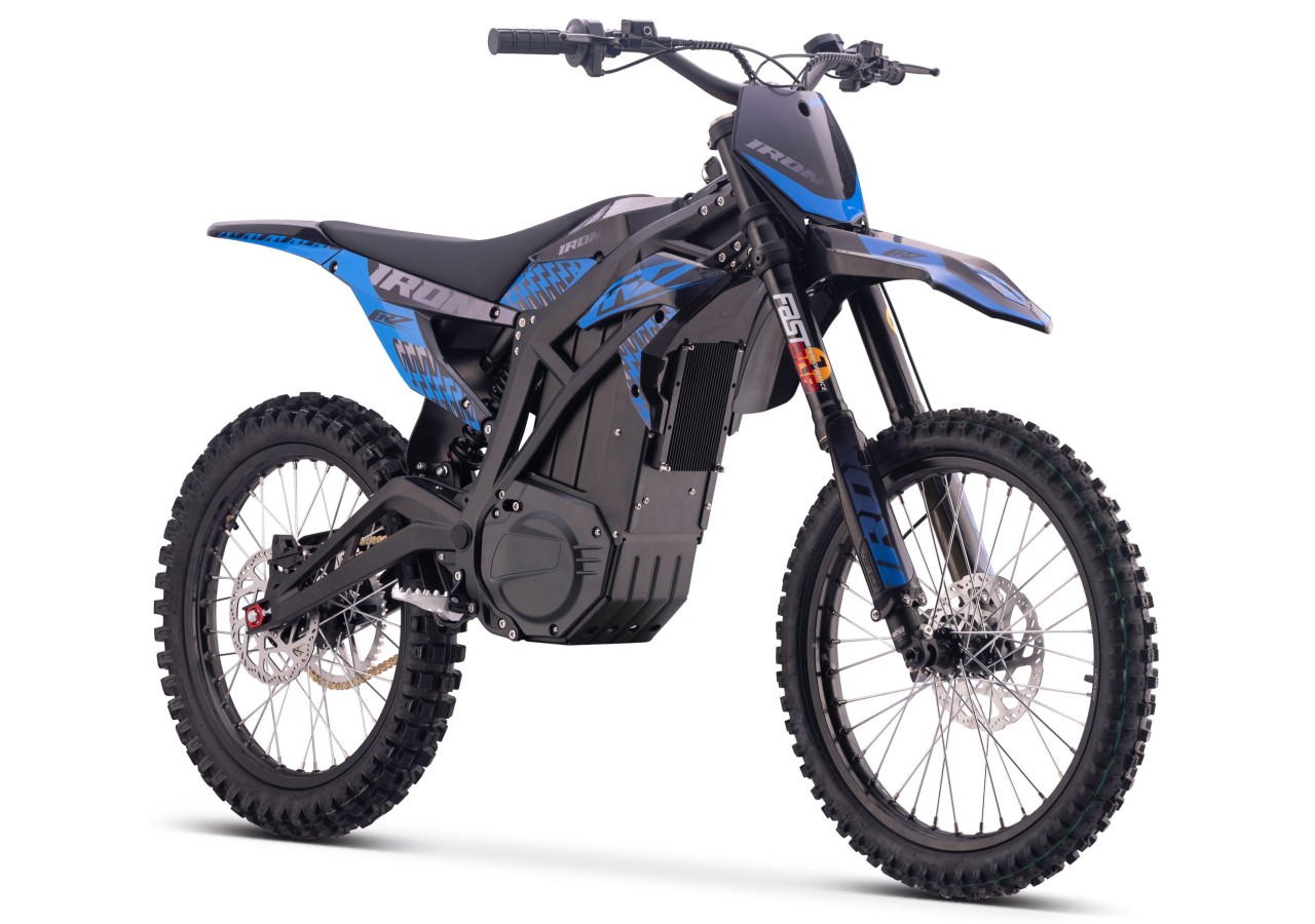 Motocross électrique CRZ - IRON Elite - 7000W 60V40Ah - Bleu