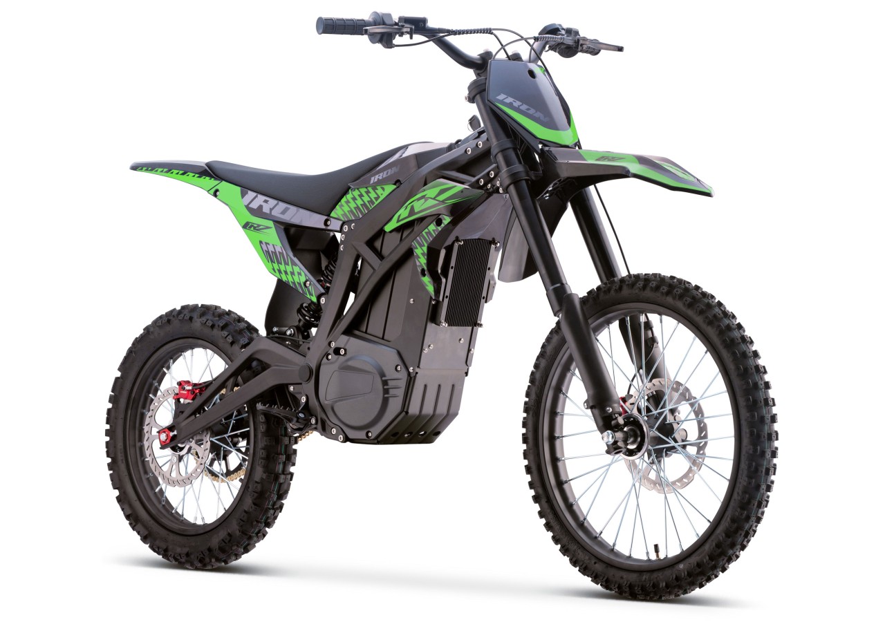 Motocross électrique CRZ - IRON PRO - 6500W 60V36Ah - Vert
