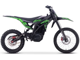 Motocross électrique CRZ - IRON PRO - 6500W 60V36Ah - Vert