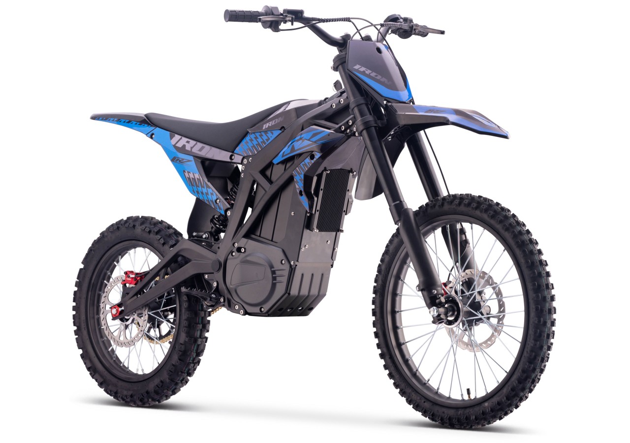 Motocross électrique CRZ - IRON PRO - 6500W 60V36Ah - Bleu
