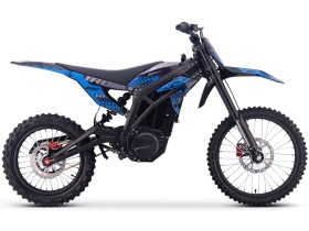 Motocross électrique CRZ - IRON PRO - 6500W 60V36Ah - Bleu