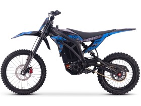 Motocross électrique CRZ - IRON PRO - 6500W 60V36Ah - Bleu