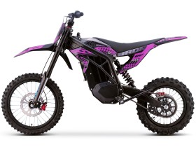 Motocross électrique CRZ - IRON R - 6000W 60V36Ah - 14"/17" - Violet
