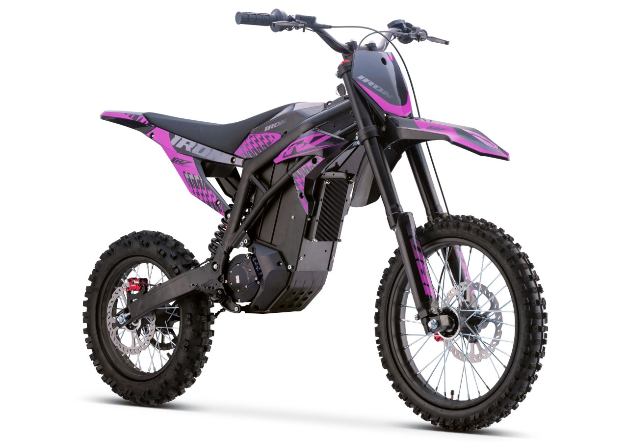 Motocross électrique CRZ - IRON R - 6000W 60V36Ah - 14"/17" - Violet