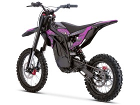 Motocross électrique CRZ - IRON R - 6000W 60V36Ah - 14"/17" - Violet