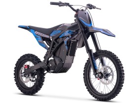 Motocross électrique CRZ - IRON R - 6000W 60V36Ah - 14"/17" - Bleu