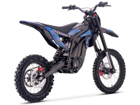Motocross électrique CRZ - IRON R - 6000W 60V36Ah - 14"/17" - Bleu