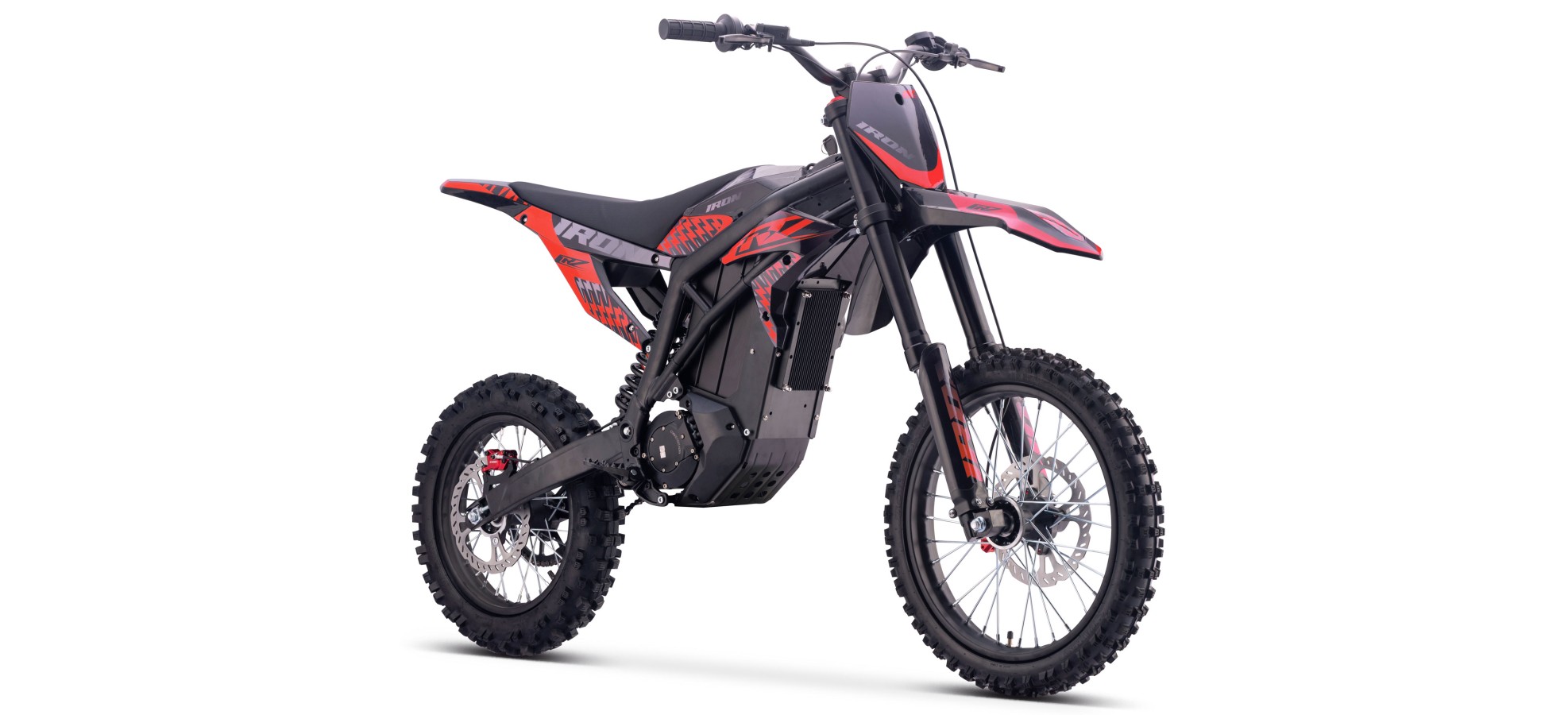 Motocross électrique CRZ - IRON R - 6000W 60V36Ah - 14"/17" - Rouge