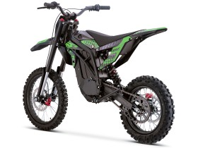 Motocross électrique CRZ - IRON R - 6000W 60V36Ah - 14"/17" - Vert