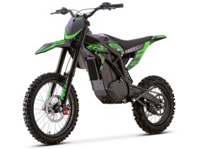 Motocross électrique CRZ - IRON R - 6000W 60V36Ah - 14"/17" - Vert