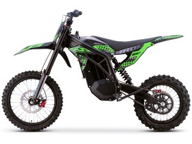 Motocross électrique CRZ - IRON R - 6000W 60V36Ah - 14"/17" - Vert