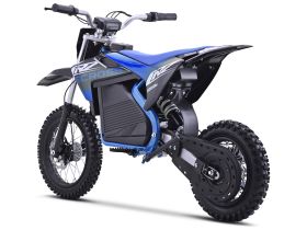 Dirt Bike électrique Enfant CRZ 1200W 36V E-Cross 10"/12" - Bleu