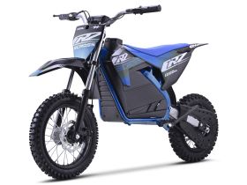 Dirt Bike électrique Enfant CRZ 1200W 36V E-Cross 10"/12" - Bleu