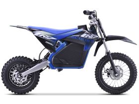 Dirt Bike électrique Enfant CRZ 1200W 36V E-Cross 10"/12" - Bleu