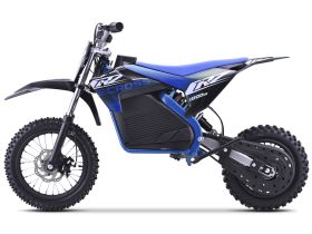 Dirt Bike électrique Enfant CRZ 1200W 36V E-Cross 10"/12" - Bleu