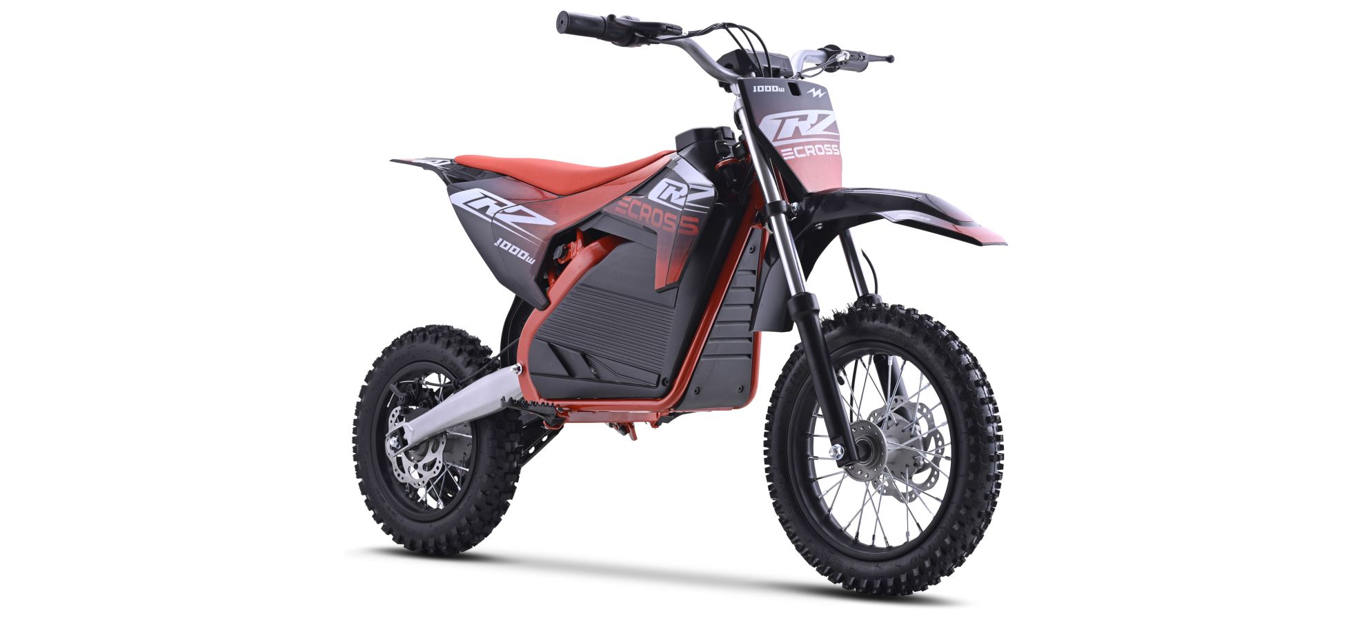 Dirt Bike électrique Enfant CRZ 1200W 36V E-Cross 10"/12" - Rouge