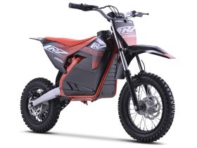 Dirt Bike électrique Enfant CRZ 1200W 36V E-Cross 10"/12" - Rouge