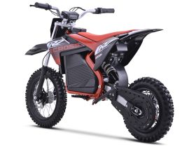 Dirt Bike électrique Enfant CRZ 1200W 36V E-Cross 10"/12" - Rouge