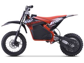 Dirt Bike électrique Enfant CRZ 1200W 36V E-Cross 10"/12" - Rouge