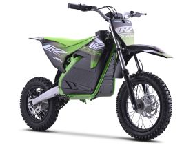Dirt Bike Électrique Enfant CRZ 1200W 36V E-Cross 10"/12" - Vert