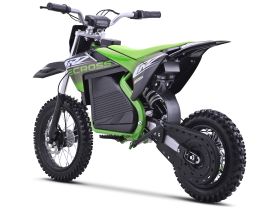 Dirt Bike Électrique Enfant CRZ 1200W 36V E-Cross 10"/12" - Vert