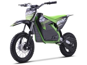 Dirt Bike Électrique Enfant CRZ 1200W 36V E-Cross 10"/12" - Vert