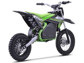 Dirt Bike Électrique Enfant CRZ 1200W 36V E-Cross 10"/12" - Vert