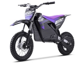 Dirt Bike électrique Enfant CRZ 1200W 36V E-Cross 10"/12" - Violet