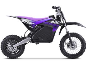 Dirt Bike électrique Enfant CRZ 1200W 36V E-Cross 10"/12" - Violet