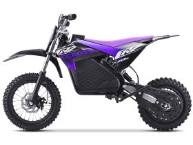 Dirt Bike électrique Enfant CRZ 1200W 36V E-Cross 10"/12" - Violet
