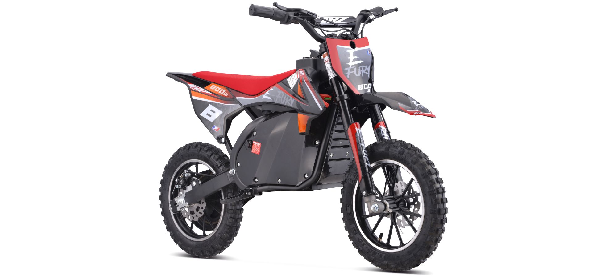 Pocket Bike Electrique CRZ 800W E-Fury- Rouge