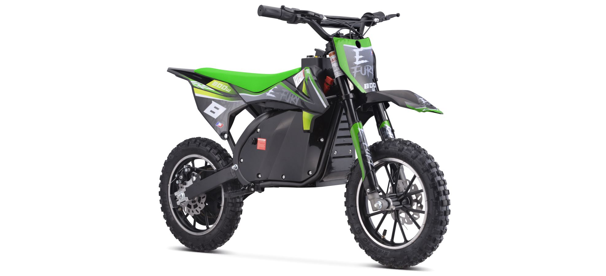 Pocket Bike Electrique CRZ 800W E-Fury - Vert