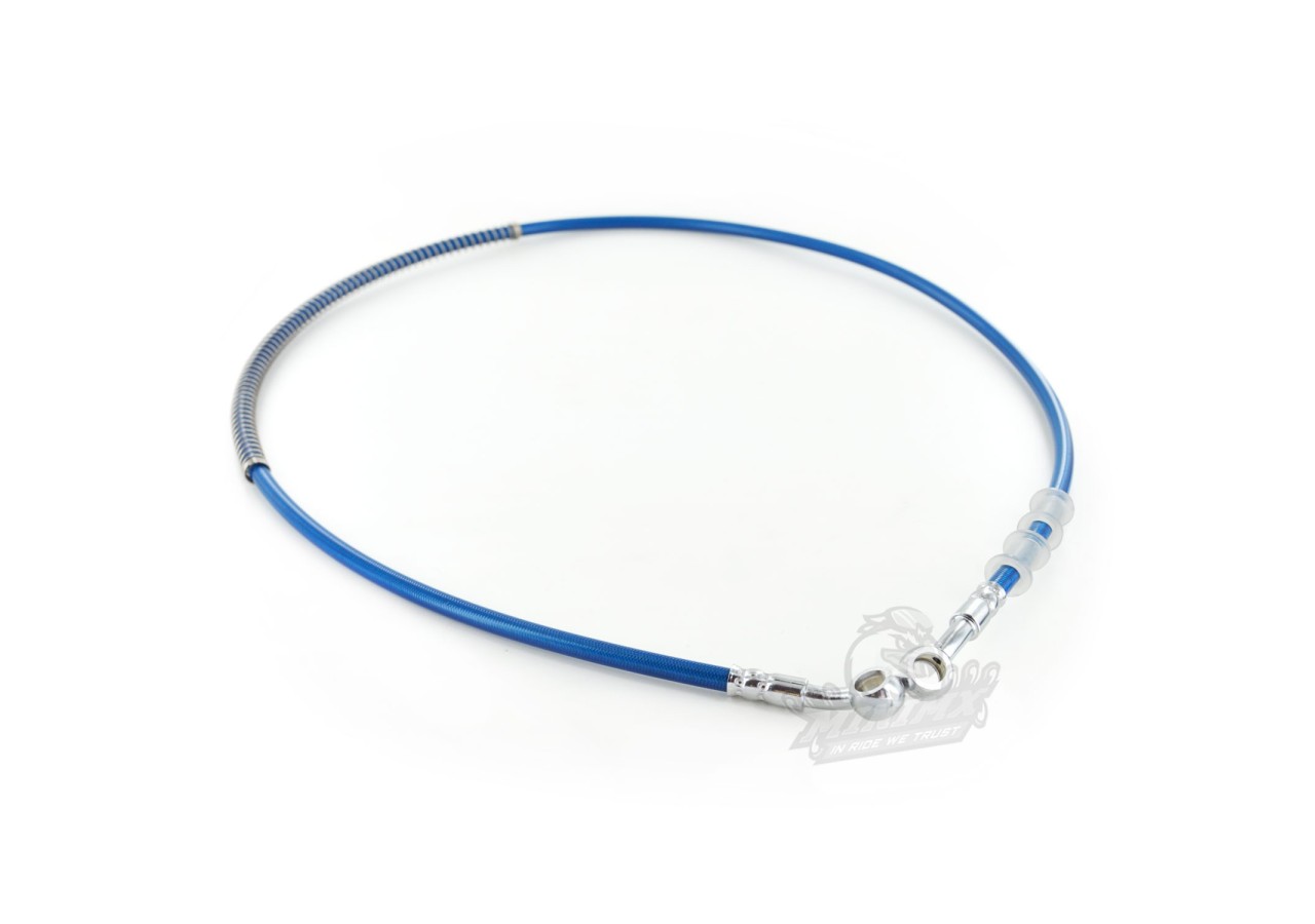Durite aviation frein avant Bleue 10/10mm
