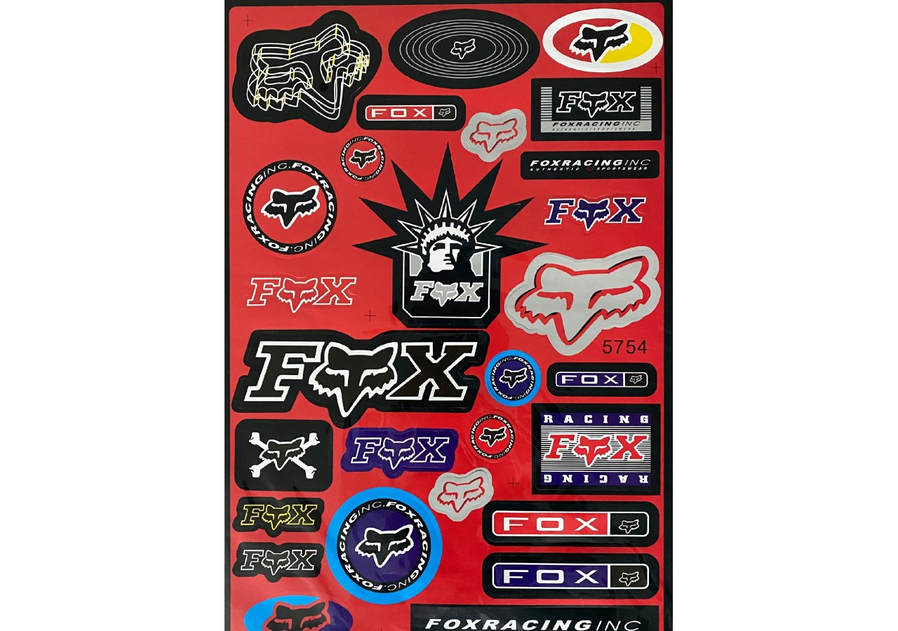 Planche de Stickers FOX