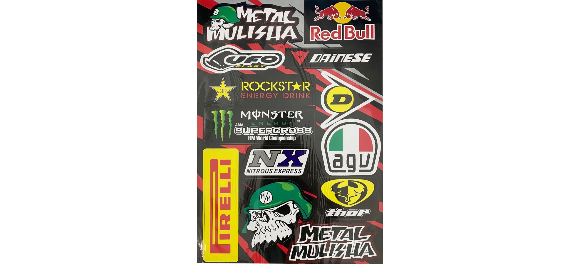 Planche de stickers Metal...